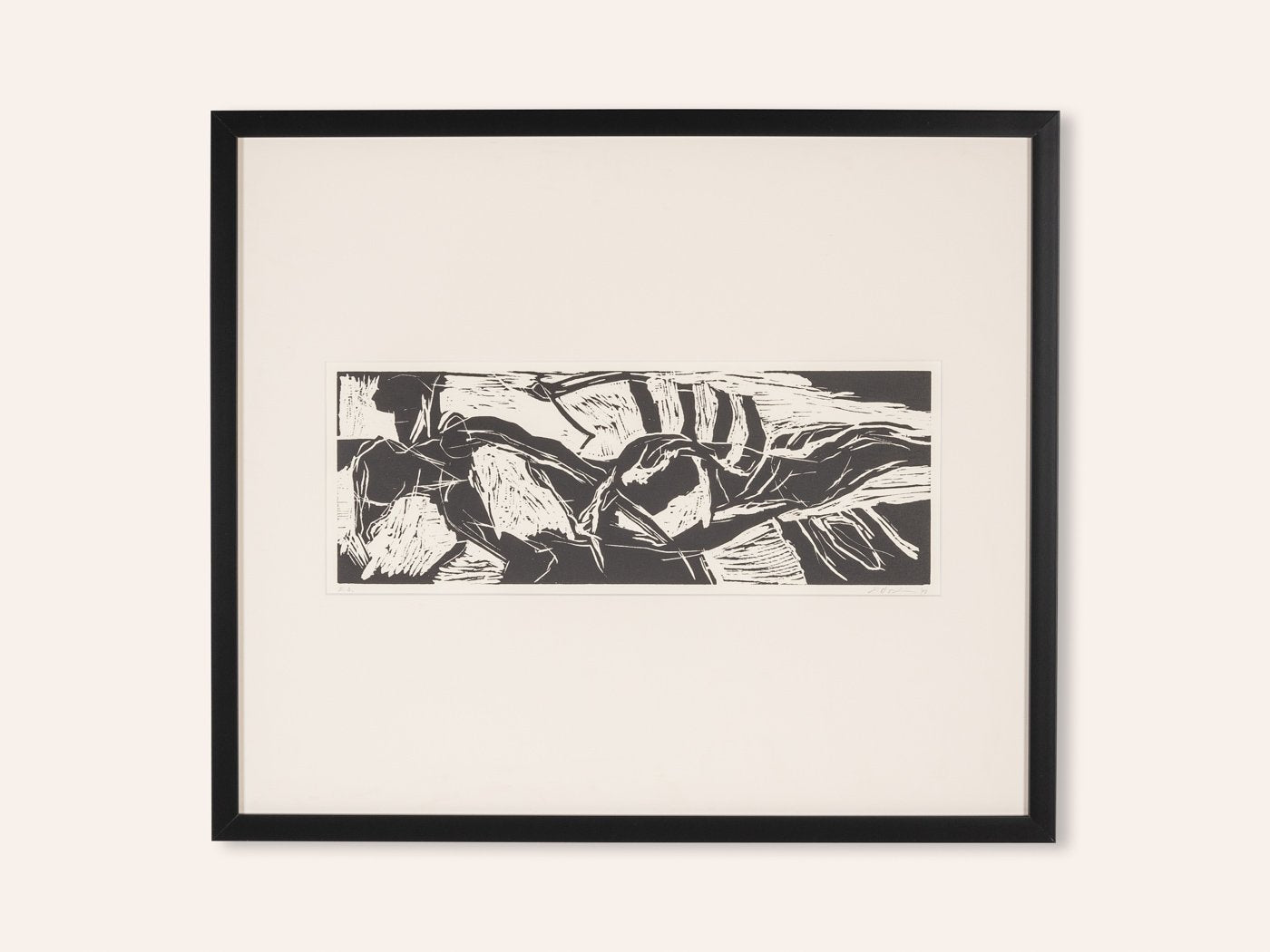 Detlef Hagenbäumer, Sports, Woodcut on Thick Paper, Framed-GPP-1126435