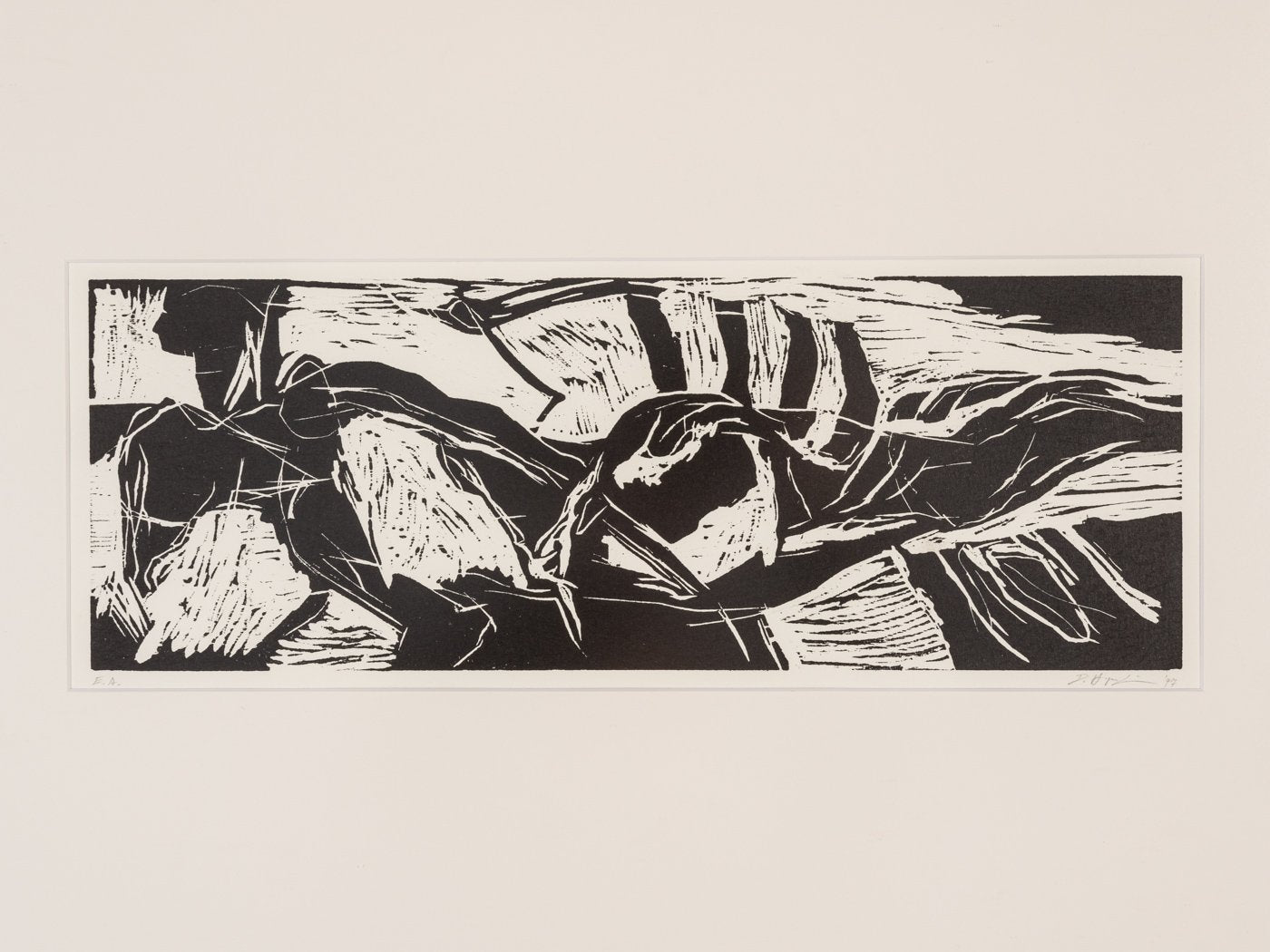 Detlef Hagenbäumer, Sports, Woodcut on Thick Paper, Framed-GPP-1126435