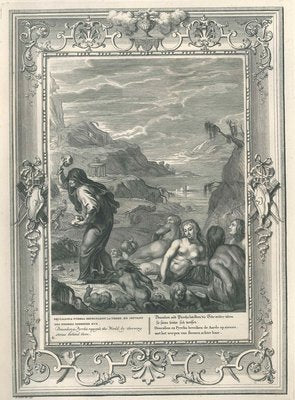 Deucalion et Pyrrha, from ''Temple des Muses'' - Etching by B. Picart - 1742 1742-ZCI-757886