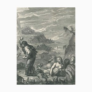 Deucalion et Pyrrha, from ''Temple des Muses'' - Etching by B. Picart - 1742 1742-ZCI-757886