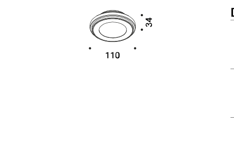 Davide Groppi SPOT ENDLESS - dg111 led 22deg