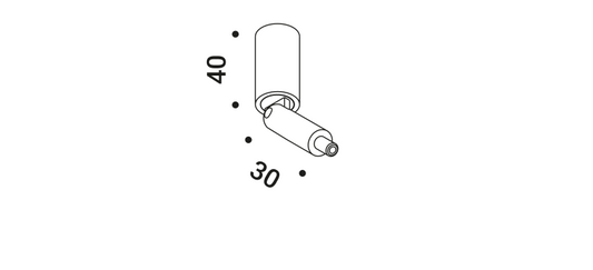 Davide Groppi Ceiling Rose + Driver V06 - Technical Drawing