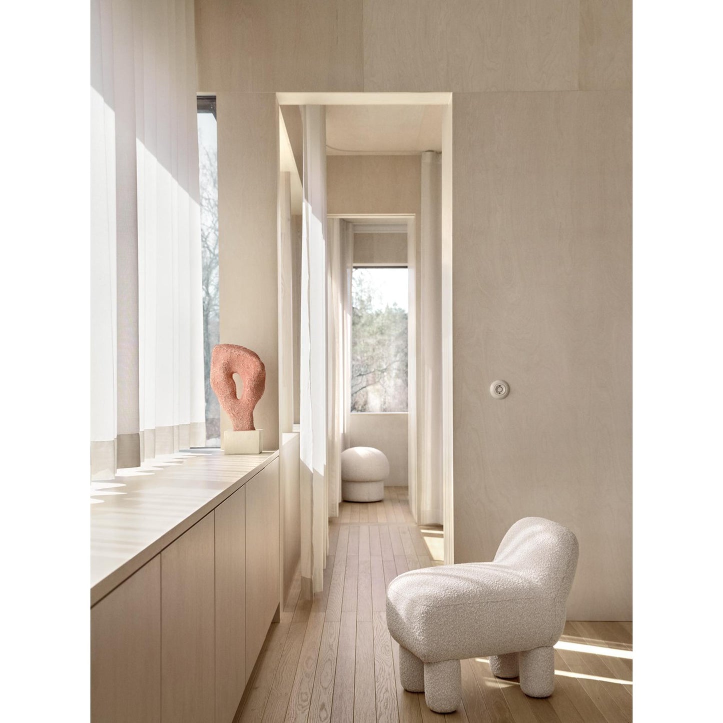 Design House Stockholm Lulu Pouf Brown