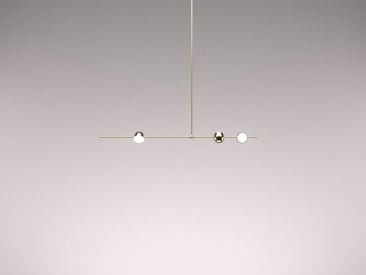 Dia Straight Led Chandelier by Ovature Studios