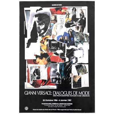 Dialogue Du Mode Poster by Mimmo Rotella, 1980s-RCE-1100005