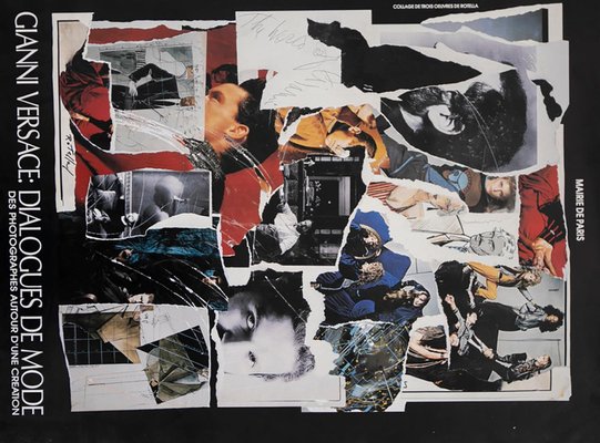 Dialogue Du Mode Poster by Mimmo Rotella, 1980s-RCE-1100005