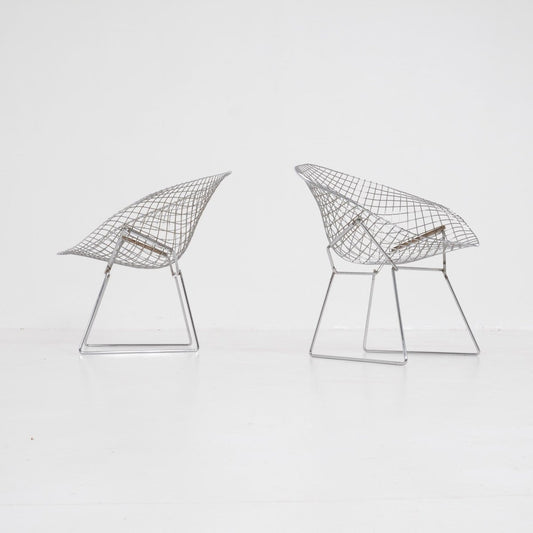 Diamond Chairs by H. Bertoia for Knoll International & De Coene, 1950s, Set of 2