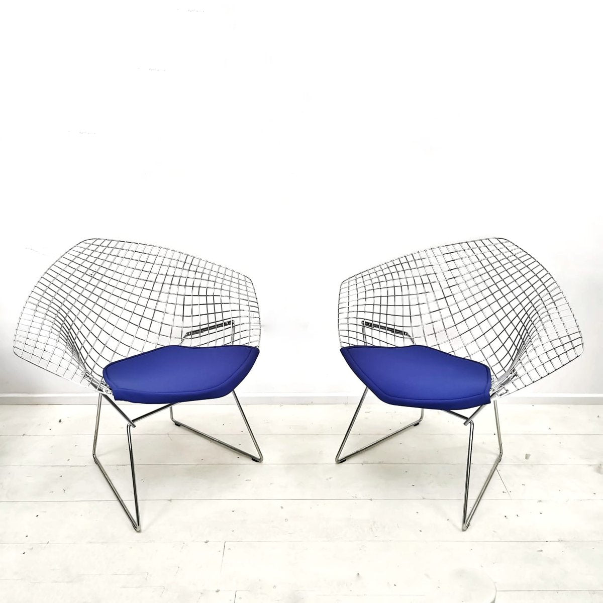 Diamond Chairs by Harry Bertoia for Knoll, 1980s, Set of 2