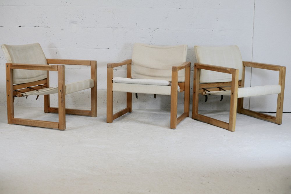 Diana Armchairs by Karin Mobring for Ikea, 1970s, Set of 3