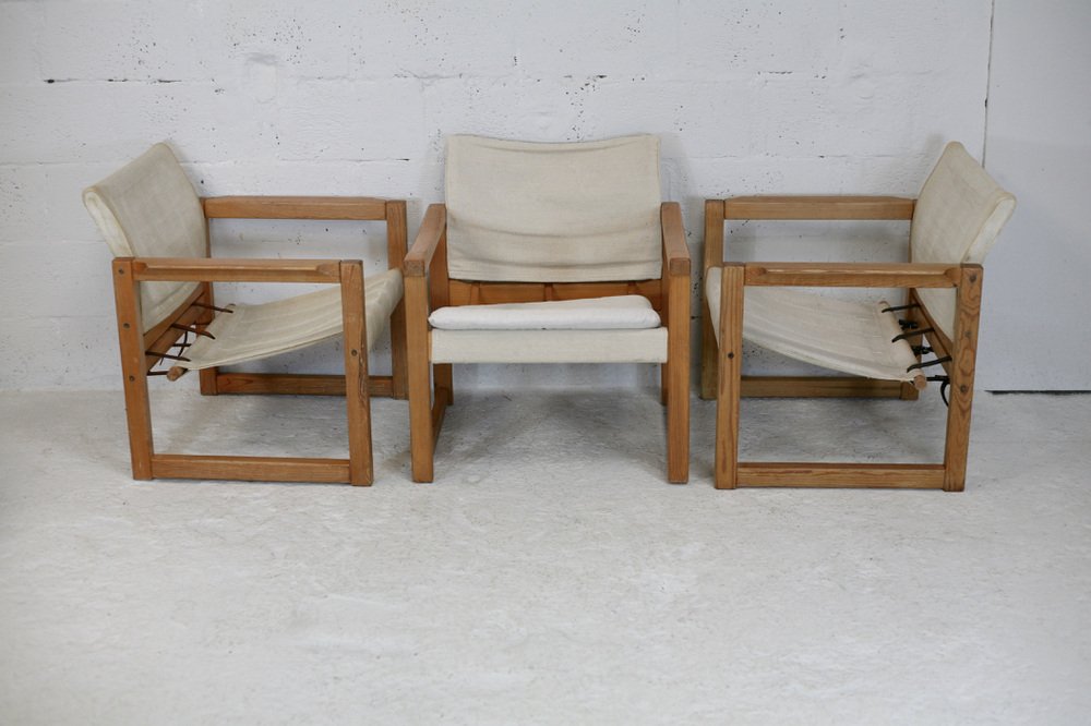 Diana Armchairs by Karin Mobring for Ikea, 1970s, Set of 3