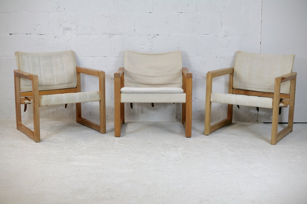 Diana Armchairs by Karin Mobring for Ikea, 1970s, Set of 3