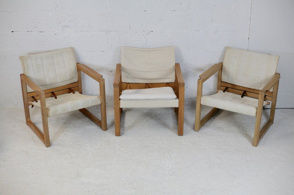 Diana Armchairs by Karin Mobring for Ikea, 1970s, Set of 3