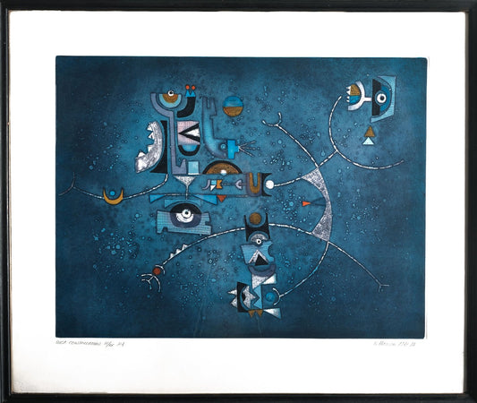 Diana Hansen, Wise Constellation, Lithograph, 1970s