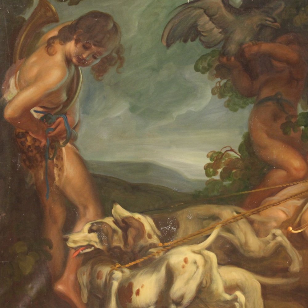 Diana the Huntress, 1930, Oil on Canvas