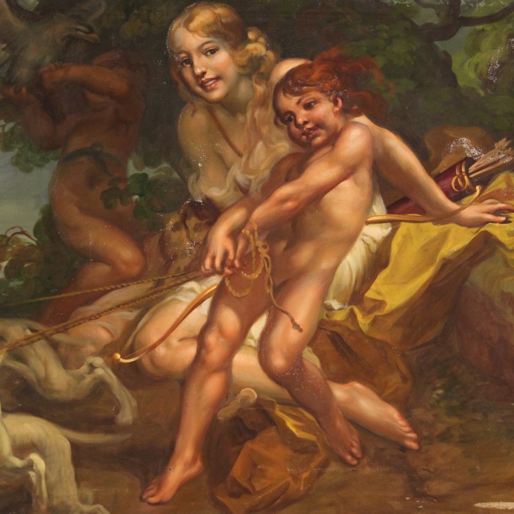 Diana the Huntress, 1930, Oil on Canvas