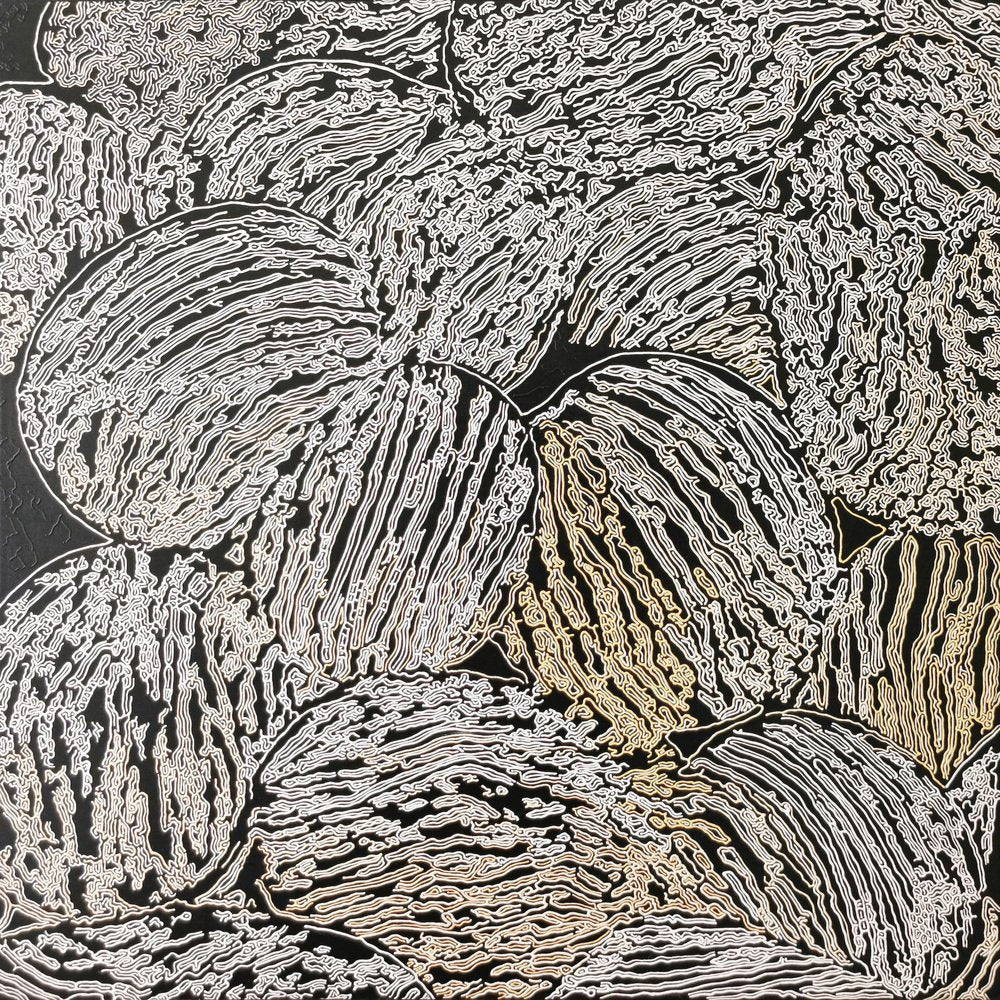 Diana Torje, Fragments, 2020, Acrylic on Canvas