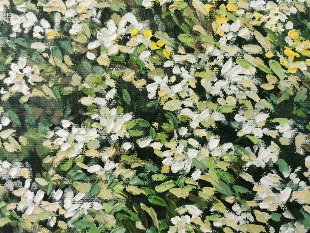 Diana Torje, Summer Flowers, 2021, Acrylic on Canvas