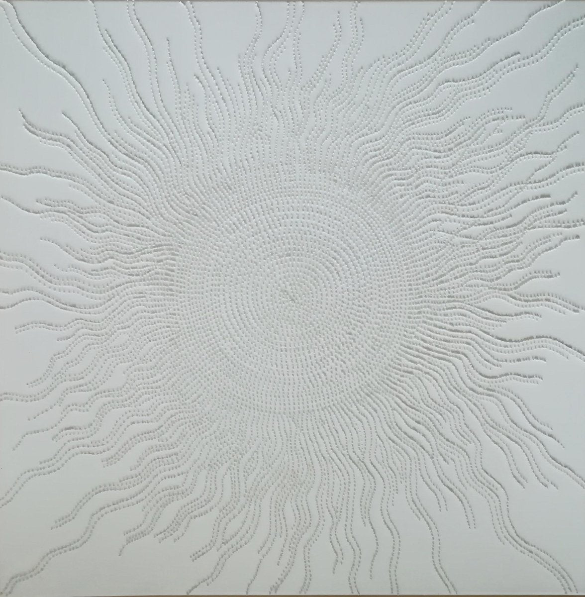 Diana Torje, White Sun, 2019, Acrylic on Canvas