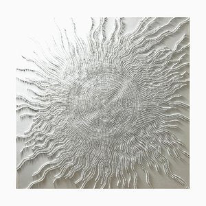 Diana Torje, White Sun, 2019, Acrylic on Canvas-CHG-916479