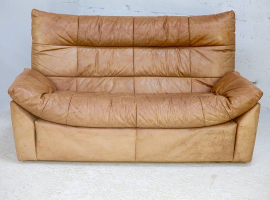 Dianthus Sofa in Leather by Michel Ducaroy for Ligne Roset, 1978-MAO-1361981