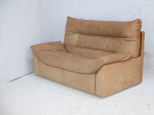 Dianthus Sofa in Leather by Michel Ducaroy for Ligne Roset, 1978-MAO-1361981