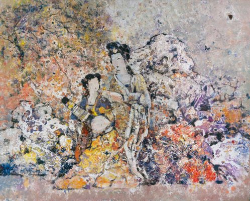 Diao Qing-Chun, Chinese Contemporary Art, Painting of the Serving Girl No.3 2021-CHG-986191