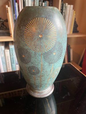 Dinanderie Vase from WMF, Germany, 1920s-XHV-2036223