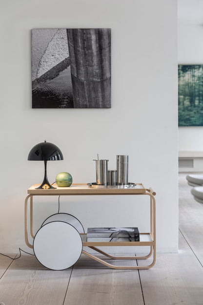 Aalto tea trolley 901, white - birch