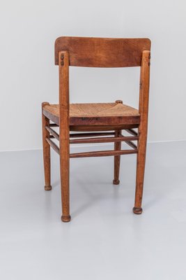 Dining Chair in Oak and Cane, France, 1960s-ITV-1407094