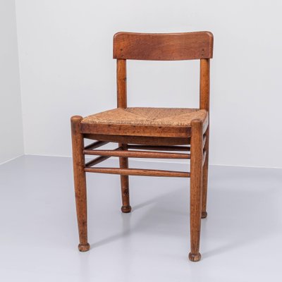 Dining Chair in Oak and Cane, France, 1960s-ITV-1407094