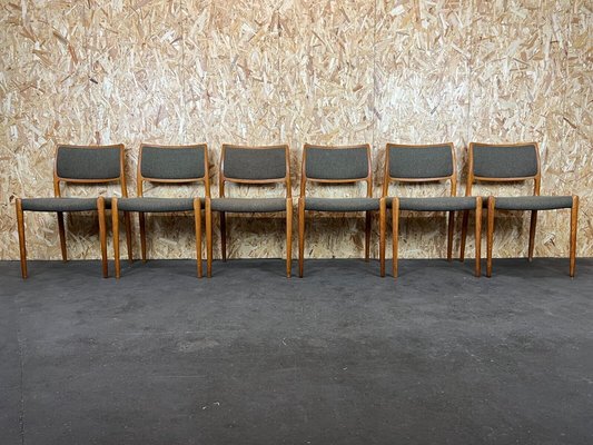 Dining Chair in Teak by Niels Otto Møller, 1960s, Set of 6-EJL-1341704