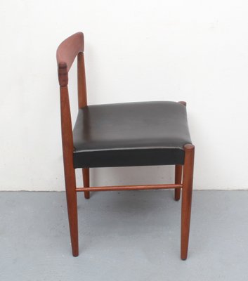 Dining Chair in Teak & Leather by H.W. Klein for Bramin, 1965-PF-1430882