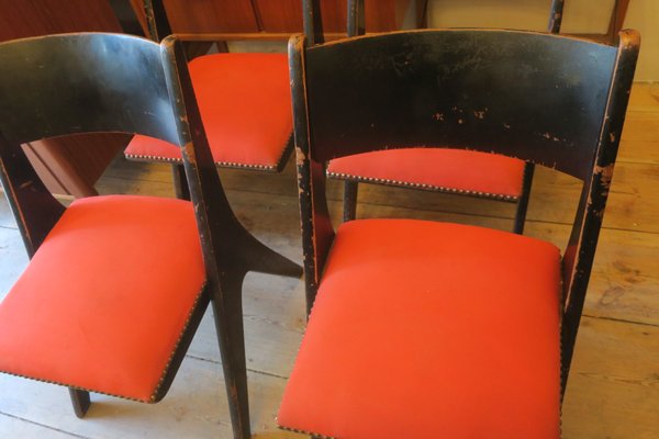 Dining Chairs, 1950s, Set of 4-ED-2018122