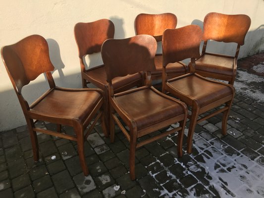 Dining Chairs, 1950s, Set of 6-WQQ-843794