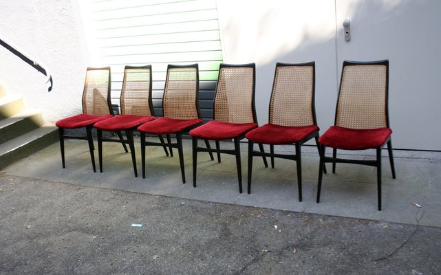 Dining Chairs, 1960s, Set of 6-GJF-1736879