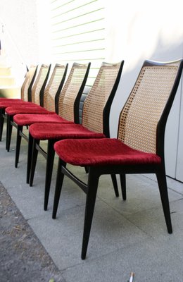 Dining Chairs, 1960s, Set of 6-GJF-1736879