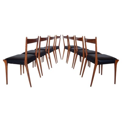 Dining Chairs attributed to Alfred Hendrickx for Belform, Belgium, 1958, Set of 8-KL-1419008