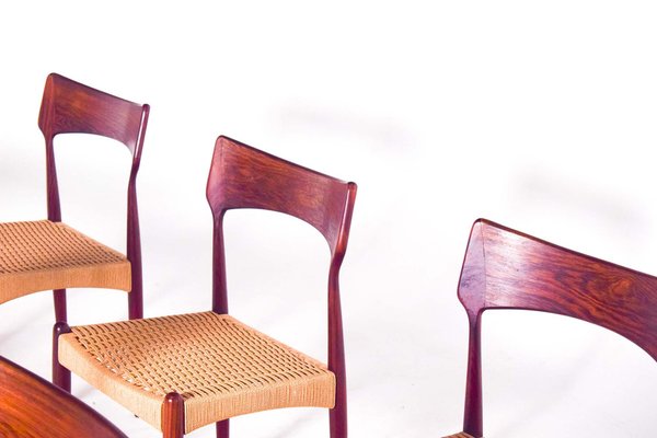 Dining Chairs attributed to Bernhard Pedersen & Son, 1960s, Set of 6-XWB-1813858