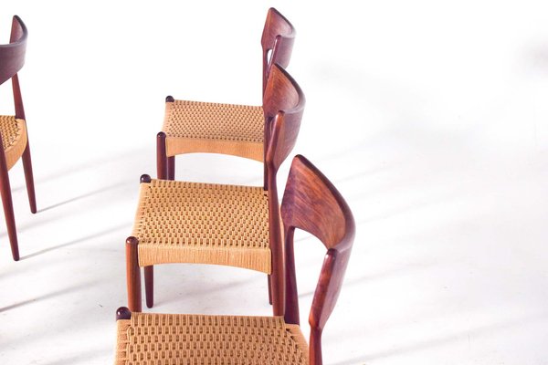 Dining Chairs attributed to Bernhard Pedersen & Son, 1960s, Set of 6-XWB-1813858