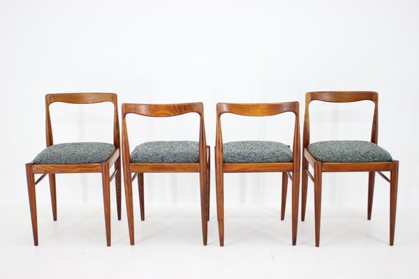 Dining Chairs attributed to Drevotvar Jablone, Czechoslovakia, 1970s, Set of 4-TZ-1386450