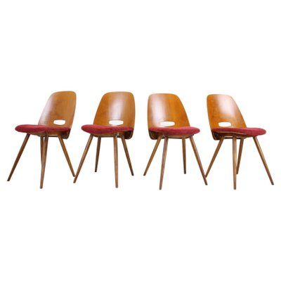 Dining Chairs attributed to Frantisek Jirak for Tatra, 1960s, Set of 4-TZ-1441676