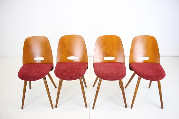 Dining Chairs attributed to Frantisek Jirak for Tatra, 1960s, Set of 4-TZ-1441676