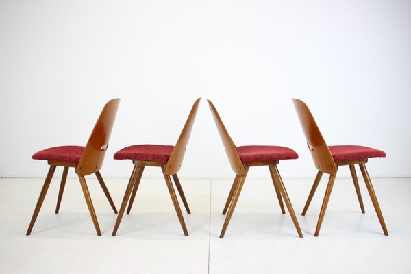 Dining Chairs attributed to Frantisek Jirak for Tatra, 1960s, Set of 4-TZ-1441676