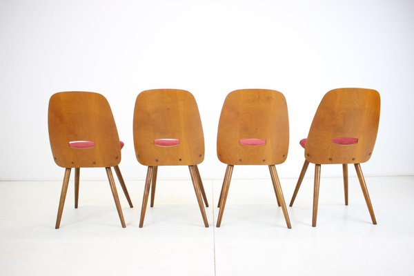 Dining Chairs attributed to Frantisek Jirak for Tatra, 1960s, Set of 4-TZ-1441676