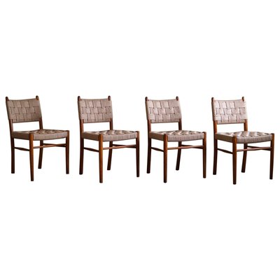 Dining Chairs attributed to Karl Schrøder for Fritz Hansen, 1930s, Set of 4-MXF-1719767