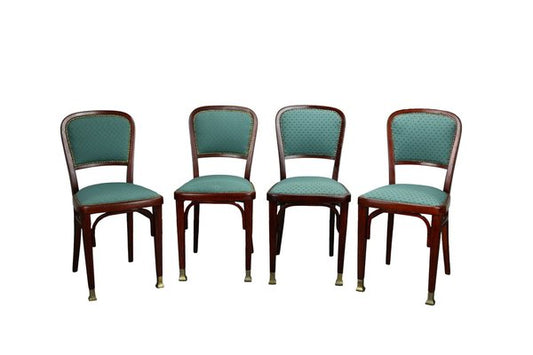 Dining Chairs attributed to Marcel Kammerer for Thonet, 1910, Set of 4