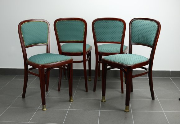 Dining Chairs attributed to Marcel Kammerer for Thonet, 1910, Set of 4-YZB-1822656