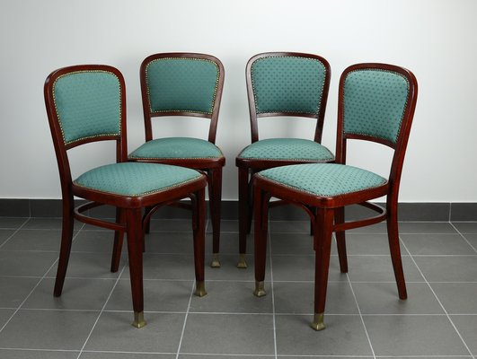 Dining Chairs attributed to Marcel Kammerer for Thonet, 1910, Set of 4-YZB-1822656