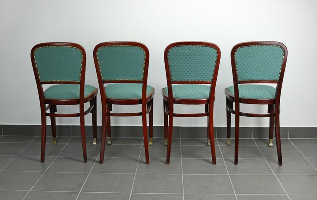 Dining Chairs attributed to Marcel Kammerer for Thonet, 1910, Set of 4-YZB-1822656