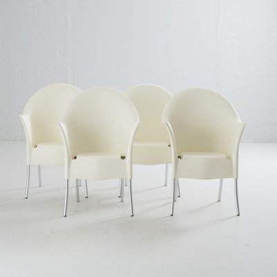 Dining Chairs attributed to Philippe Starck, 1980s, Set of 4-ABO-1440507